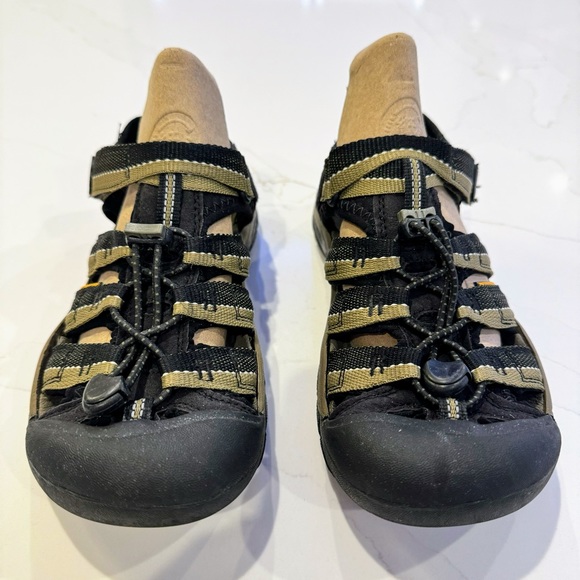KEEN 9212-BKSG Newport H2 Waterproof Sport Outdoor Bungee Sandals KIDS US Size 5 - Picture 5 of 9